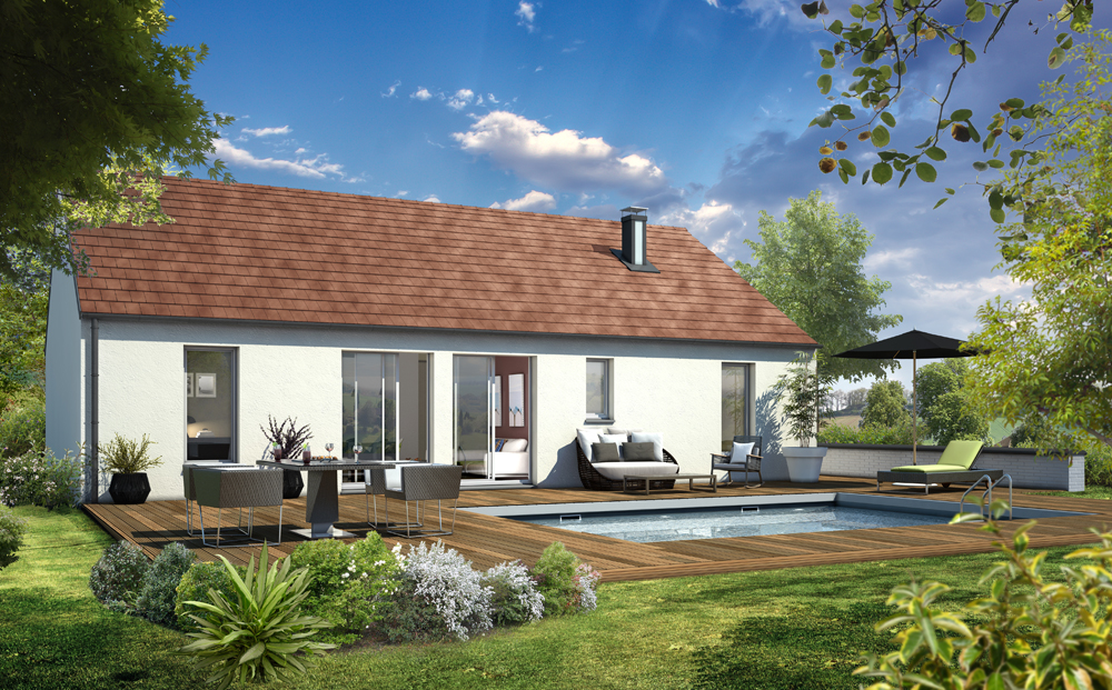 achat maison terrain venarey les laumes - 96m2 - venarey les laumes